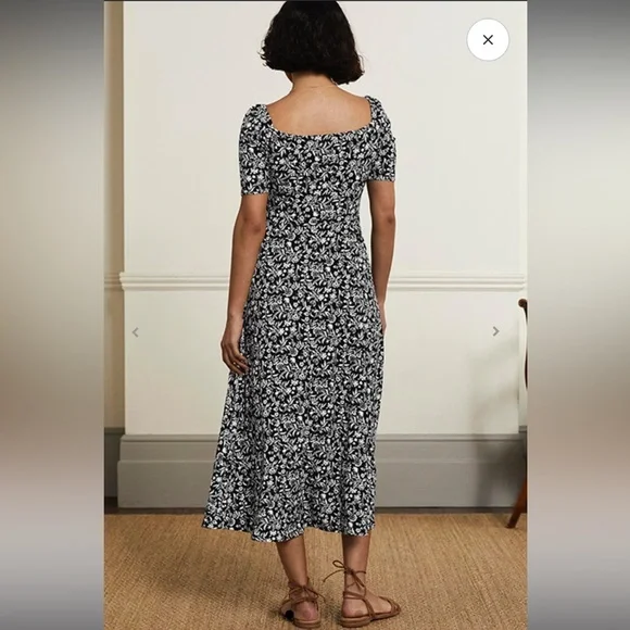 Boden Sweetheart Jersey Midi Dress - Picture 3 of 7